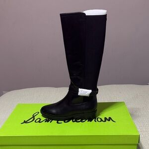 NWT Sam Edelman Black Perin Round Toe Boots